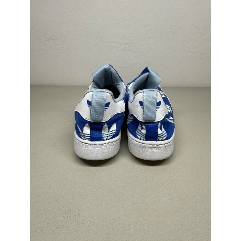 Adidas Superstar 360 Blue/White IF3587 Toddler Athletic Slip-on Sneaker Sz 2